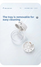 3-in-1 Liftable Invisible Aligner Storage Case, with Mirror & Drain Tray, Universal for Retainers & Dentures